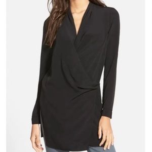 ASTR The Label Elevated Wrap Blouse